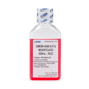 DMEM F-12 com HEPES – Gentamicina (80mg/2mL), Bicarbonato de sódio – 500mL