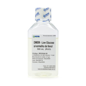 DMEM Low Glucose [1,0g/L], com piruvato de sódio e sem vermelho de fenol - 500mL