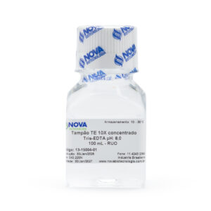 Tampão TE, 10X concentrado, solução estéril. pH 8,0 - 100 mL