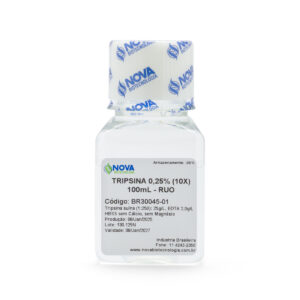 Tripsina 0,25% (10X) em HBSS, sem cálcio, sem magnésio, sem bicarbonato de sódio - 100mL