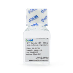 Ditiotreitol (DTT, Dithiothreitol) Solução 0,5M – 100mL