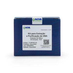 Kit para extração e purificação de DNA com colunas de Silica com as apresentações de 50, 250 extrações