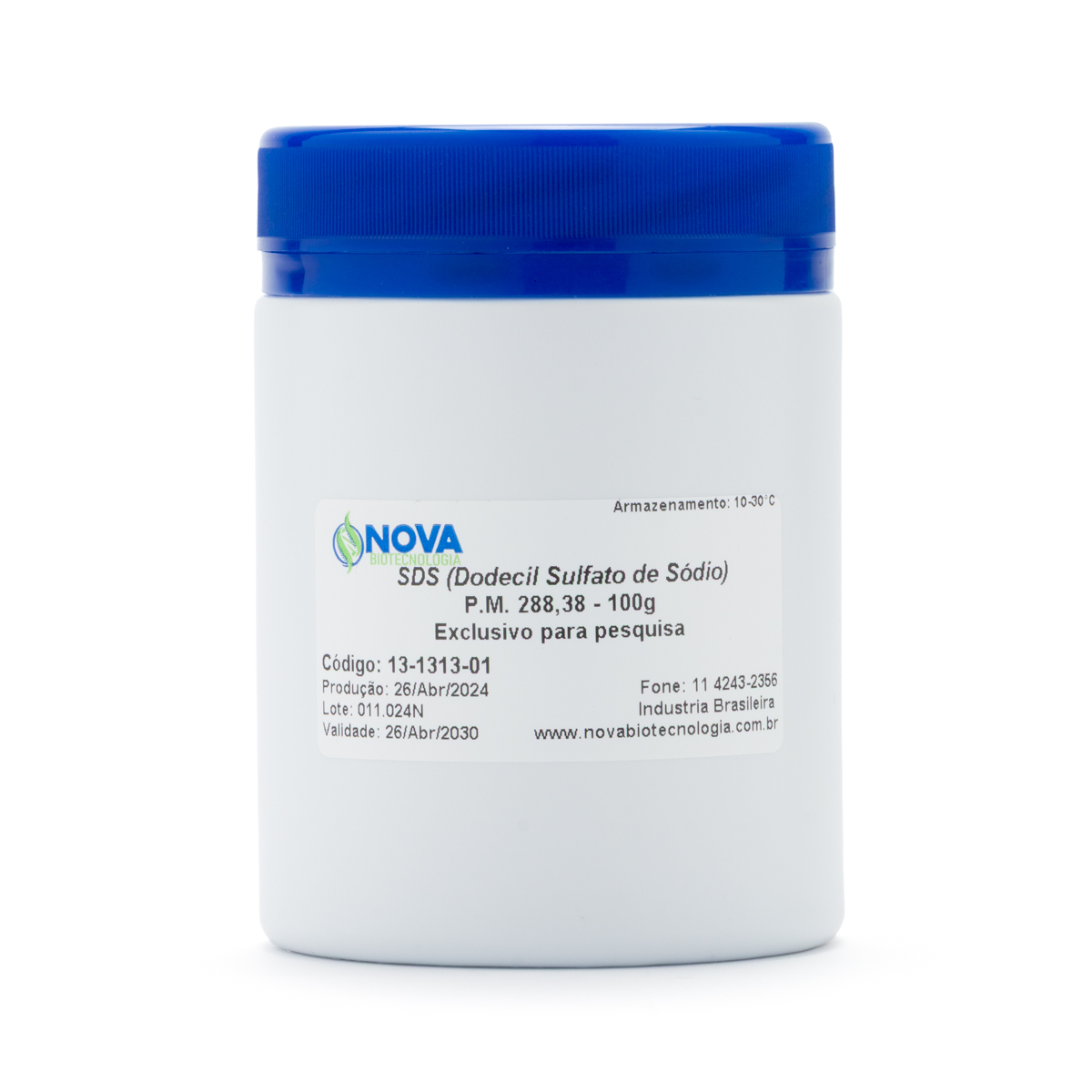 SDS - Dodecil sulfato de sódio - 100g