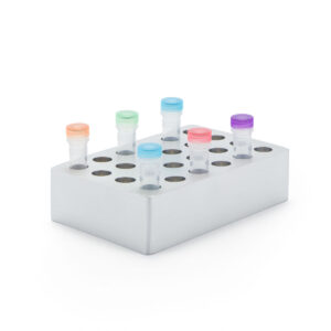 Bloco termico para 24 ampolas de 12 mm