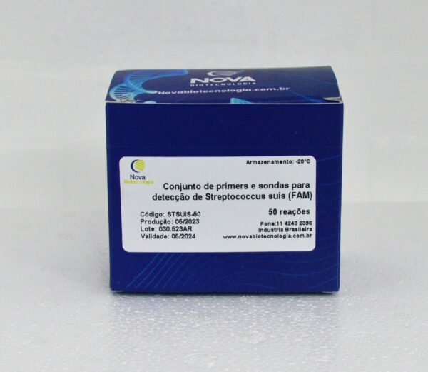 Conjunto de primers e sondas para detecção de Streptococcus suis (FAM)