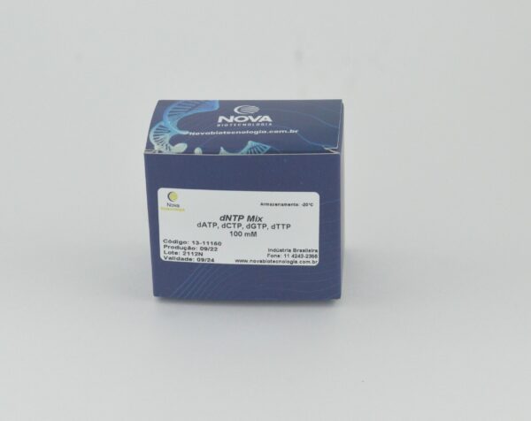 dNTP Mix (Solução pré-mixada de dATP, dCTP, dGTP e dTTP na concentração de 100mM) - 150µL