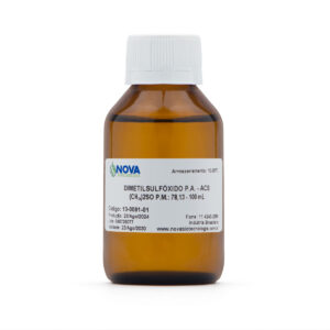 DMSO (Dimetilsulfóxido) Filtrado, estéril com 99% de pureza - 100mL