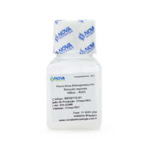 Solução de Penicilina (10.000U/mL) - Estreptomicina (10.000µg) - 100mL