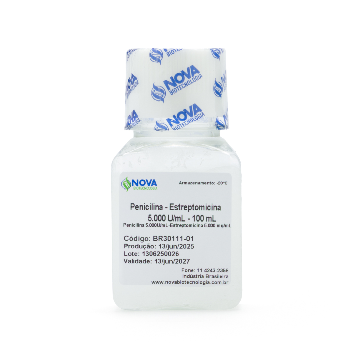 Solução de Penicilina/Estreptomicina 5.000 U/Ml - 100mL