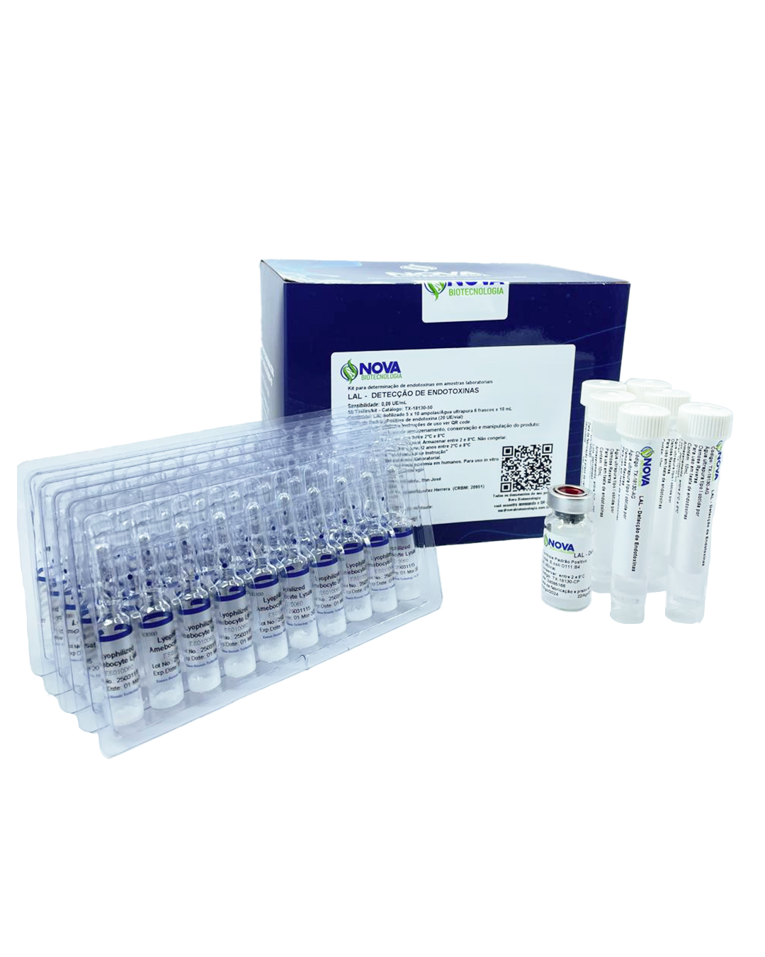 Kit para detecção e endotoxinas LAL 50 reações 0,06 UE/mL
