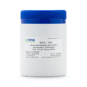 EDTA - Ácido etilenodiaminotetracético, sal dissódico di-hidratado - 100g