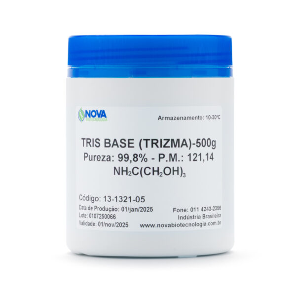 TRIS BASE (TRIZMA) – 500g – Nova Biotecnologia