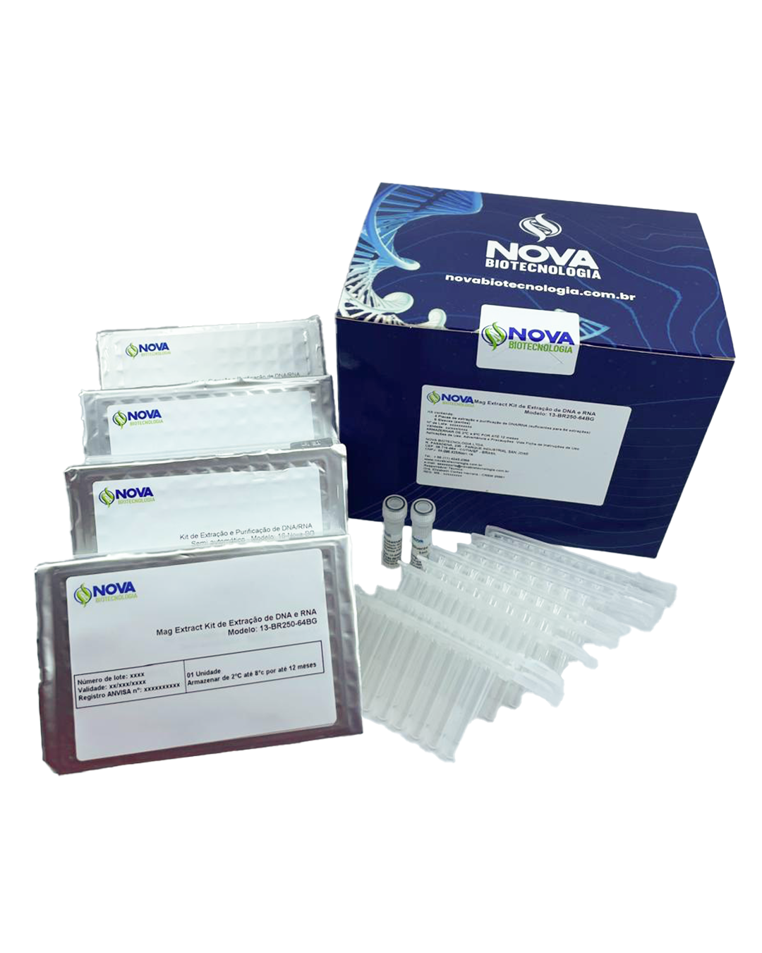 Mag Extract Kit de Extração de DNA e RNA